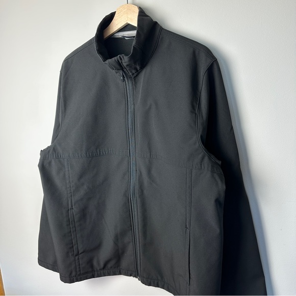 Blue Harbor Full-zip Everyday Soft Shell Tech Jacket Men’s Medium Black - Picture 3 of 9